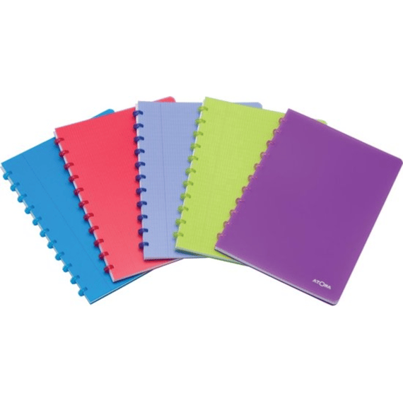 Atoma Schrift Pastel 2.0 A5 Gelijnd 144blz Assortiment