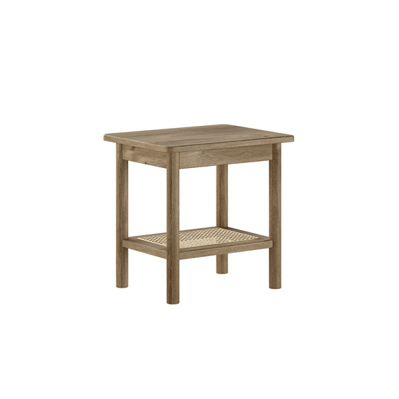 Vipack Olive Nachttafel Rotan Eik