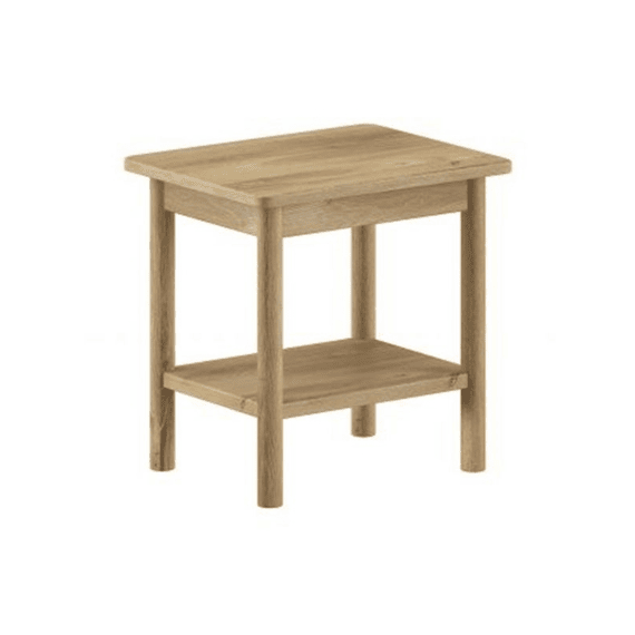 Vipack Olive Nachttafel Met Lade Rotan Eik