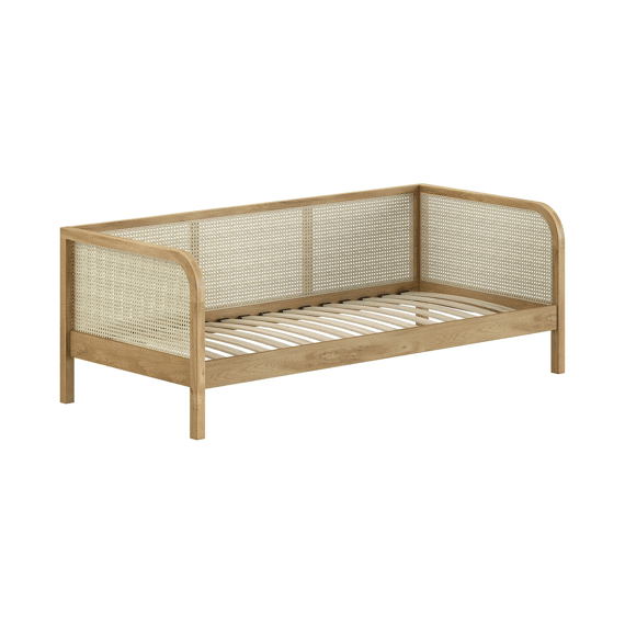 Vipack Olive Bedbank 90x200 Rotan Eik (incl.lattenbodem)