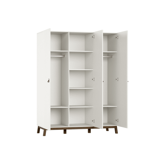 Jaxx Sezane Kast 3 Deuren Clay/walnut