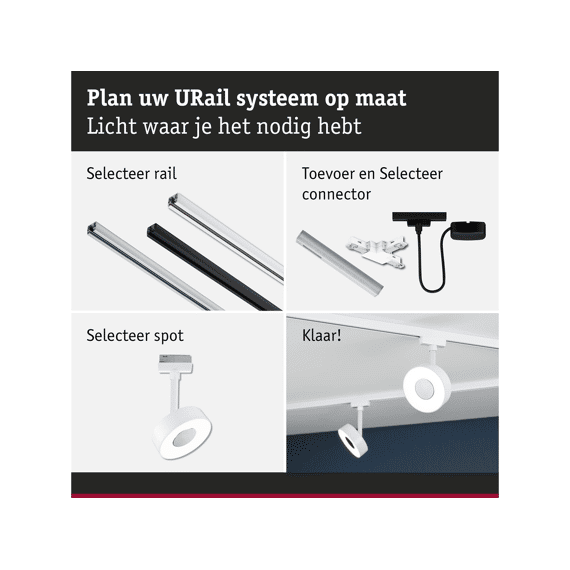 Paulmann Urail Spot Circle Dimbaar 1x5w 3000k Signal