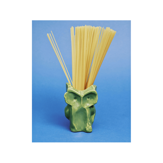 Serax After Midnight Vaas Uil 9x8x12cm Groen