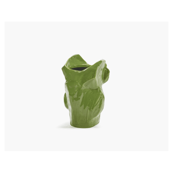 Serax After Midnight Vaas Uil 9x8x12cm Groen