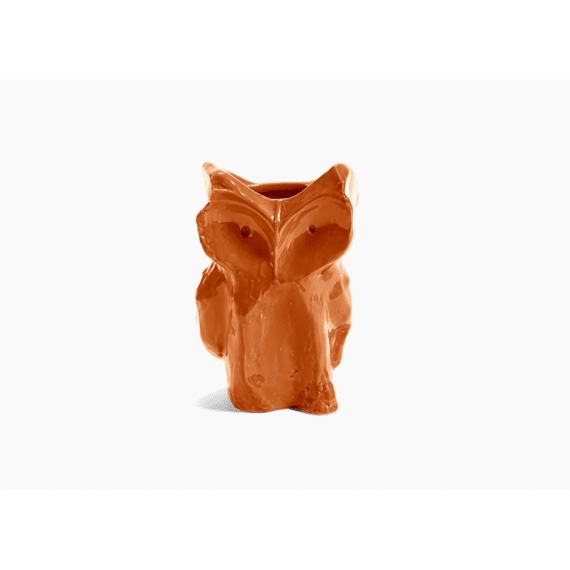 Serax After Midnight Vaas Uil 9x8x12cm Oranje