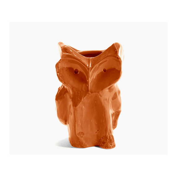 Serax After Midnight Vaas Uil 16,5x15,5x23cm Oranje