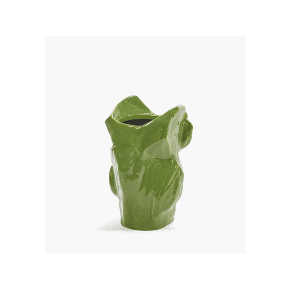 Serax After Midnight Vaas Uil 16,5x15,5x23cm Groen