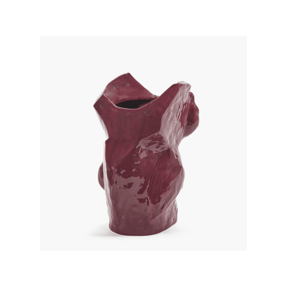 Serax After Midnight Vaas Uil 19,5x19,5x30cm Aubergine
