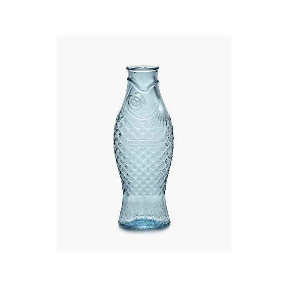 Serax Fish&fish Karaf Vis 10,6x7,5x29cm Blauw