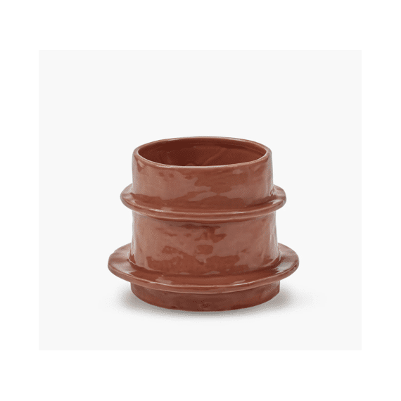 Serax Molly Bloempot 19,5x19,5x15,5cm Oranje