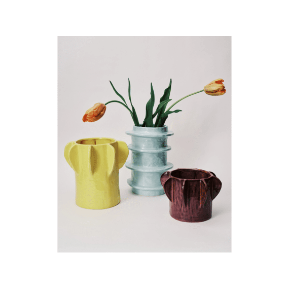 Serax Molly Bloempot 20,5x20,5x29cm Licht Blauw