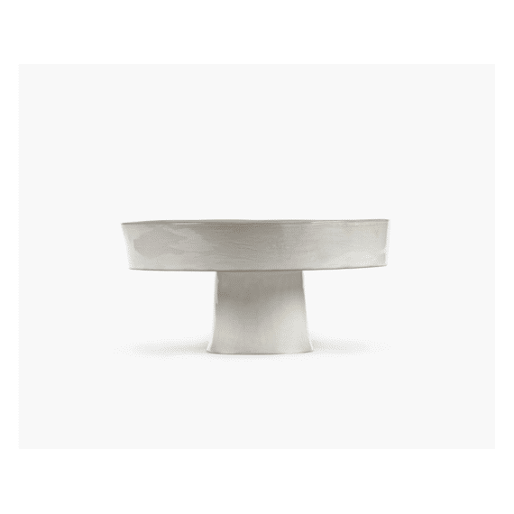 Serax La Mère Diep Bord Op Voet 25x12,5cm Gebroken Wit