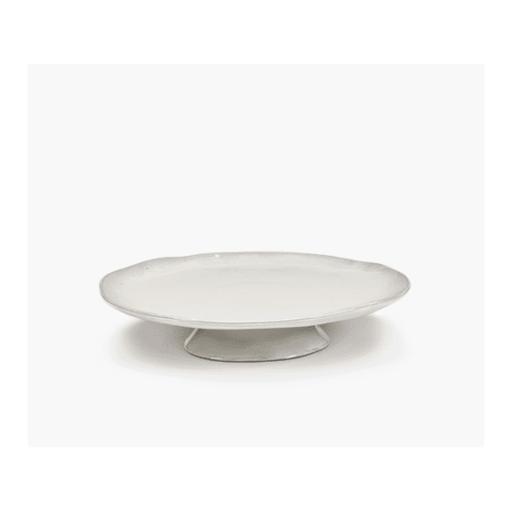 Serax La Mère Plat Bord Op Voet 30,5x6cm Gebroken Wit