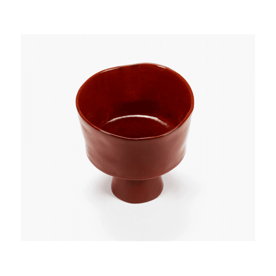 Serax La Mère Kom Op Voet 18x16,5cm Rood