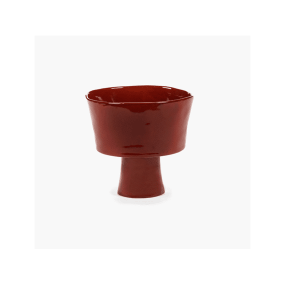Serax La Mère Kom Op Voet 18x16,5cm Rood