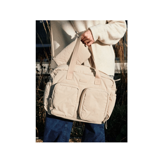 Childhome Luiertas + Handtas Mellow Beige