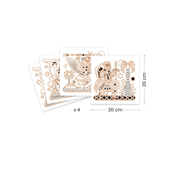 Djeco Glinsterend Kleuren Heldhaftige Dieren