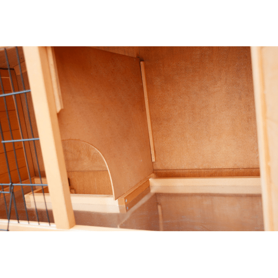 Grizo Konijnenhok Hout Pompon 98x54x100cm