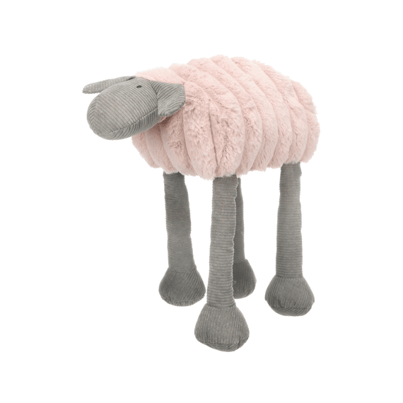 Speelgoed Ribola Schaap Liggend  Roze L 18x38x35cm