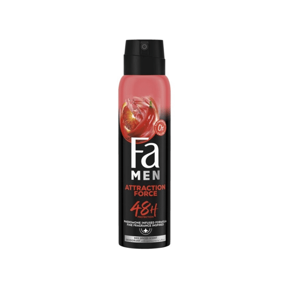 Fa Men Deodorant Spray Attraction Force Seductive Scent 150ml