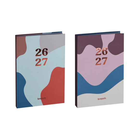Brepols Schoolagenda Horizon Week 4-Talig Color Camo Assortiment