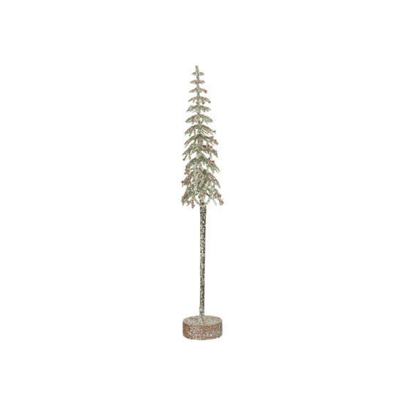 Mica Decoratie Boom Groen Frosted H36xd7cm