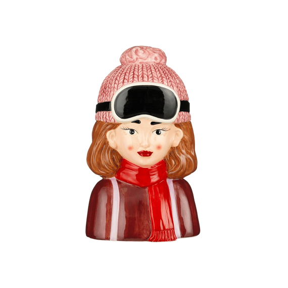 Mica Funny Pot Dame Roze L17,5xb14xh29cm