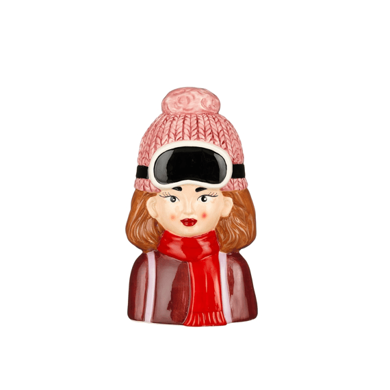 Mica Funny Pot Dame Roze L11xb9,5xh20cm