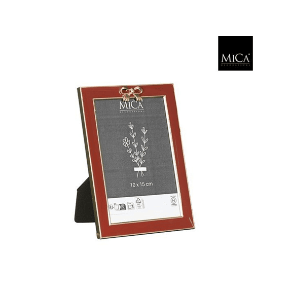 Mica Fotolijst Strik Rood L18xb12,5xh1,5cm