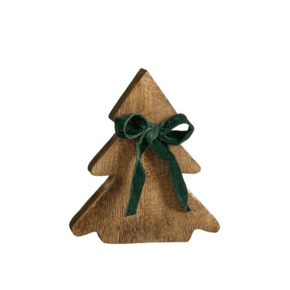 Mica Decoratie Boom Bruin Fsc 100% L17xb3xh20cm