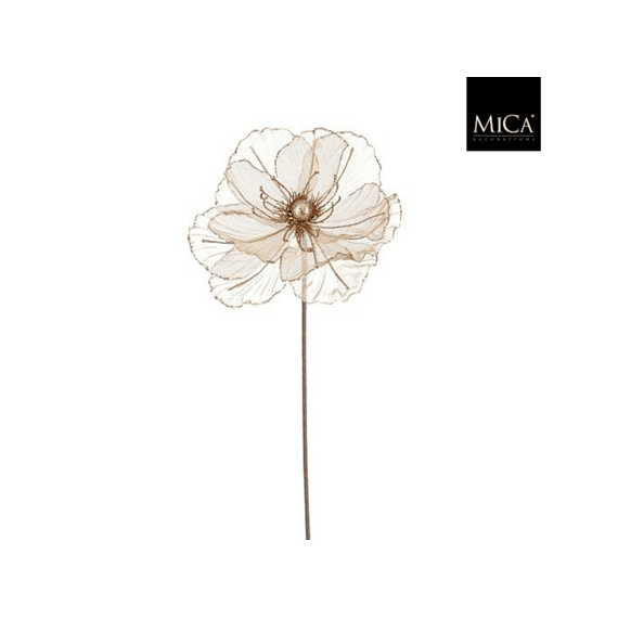 Mica Bloem Tak Champagne Glitter L45cm