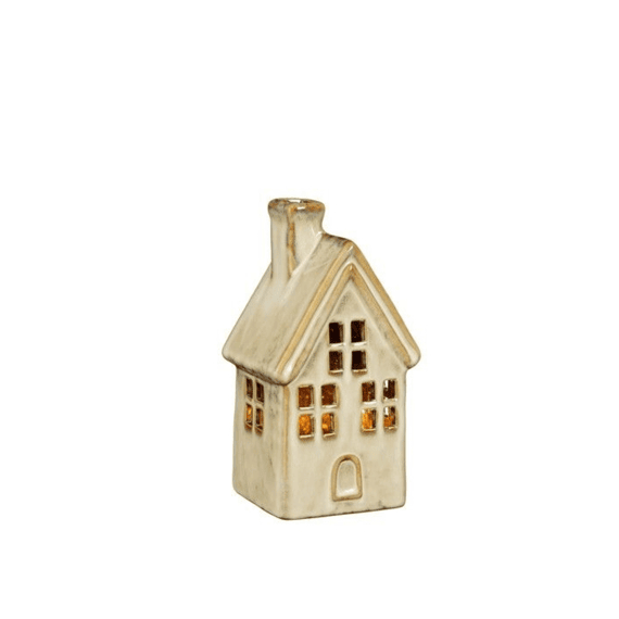 Mica Decoratie Huis Bruin Led Battery Operated L8xb7xh16cm