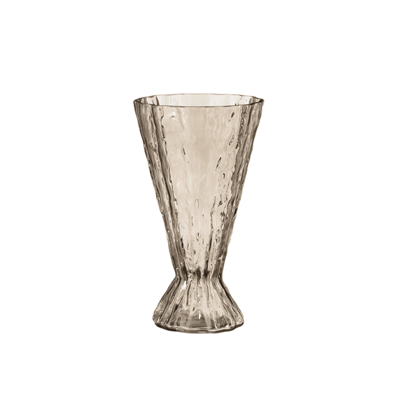 Mica Lauren Vaas Glas Bruin H28xd15,5cm