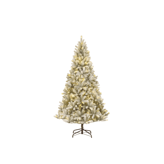 Nagoya Kerstboom Led Groen Frosted 200l Tips 1448 En Timer & Dimmer H210xd115cm