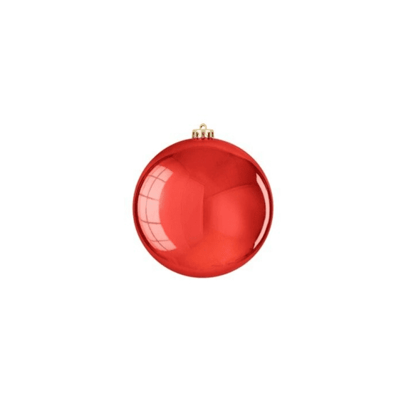 Mica Bal Onbreekbaar Rood Glanzend D15cm