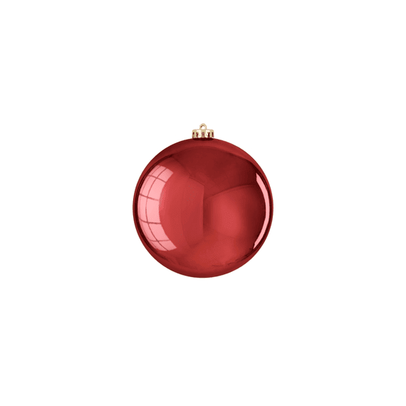 Mica Bal Onbreekbaar D.rood Glanzend D15cm