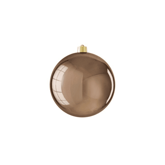 Mica Bal Onbreekbaar Bruin Glanzend D20cm