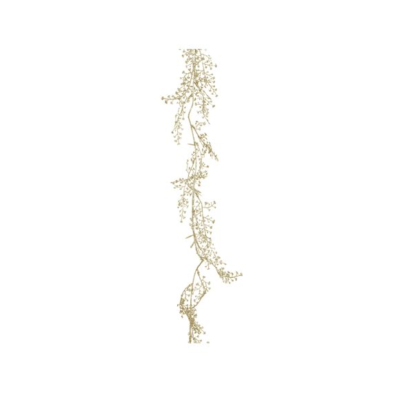 Mica Slinger Bladeren Goud L180cm