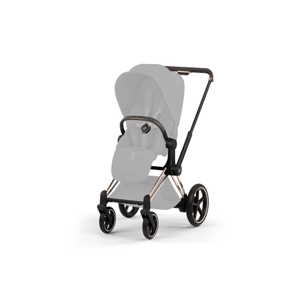 Cybex Style Epriam Frame + Buggyzit Frame Matt Black Met Zwart Leder