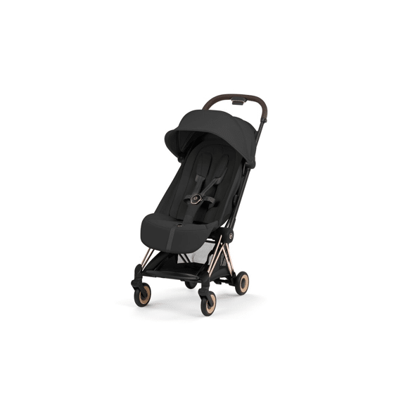 Cybex Style Coya Buggy Frame Rosegold + Zit Sepia Black