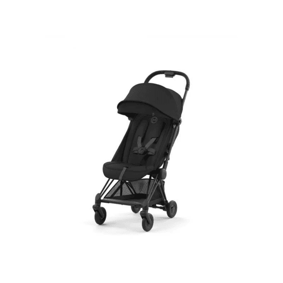 Cybex Comfort Coya Set Frame Matt Black Incl. Buggyzit + Opvouwbare Draagmand Sepia Black