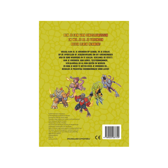 Vriendenboek Dino Warriors
