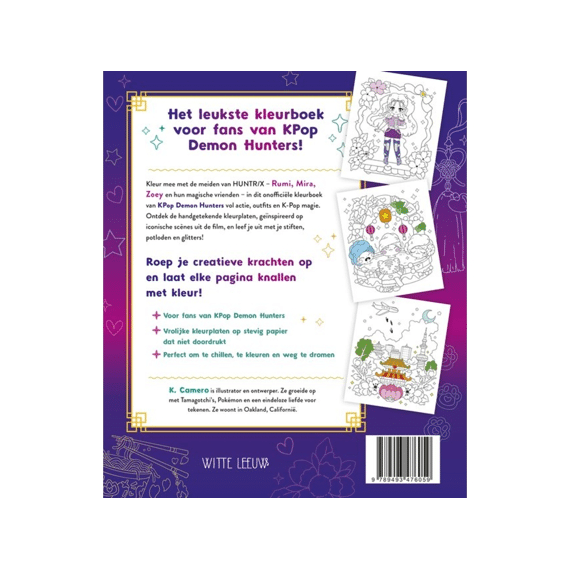 Het Leukste Kleurboek Voor Fans Van K-pop Demon Hunters