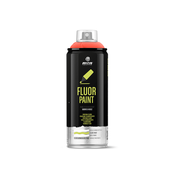 Mtn Pro Fluor Paint Red 400ml