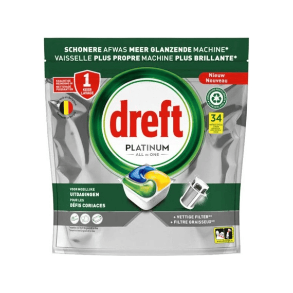Dreft Vaatwas Tabs Platinum All-in-1 Citroen 43st