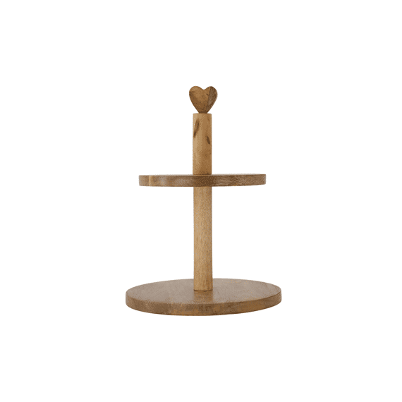 Zusss Etagere Hout Hartje Naturel