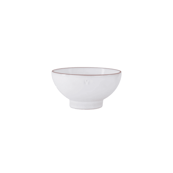 Zusss Kom Terracotta Hartje Wit