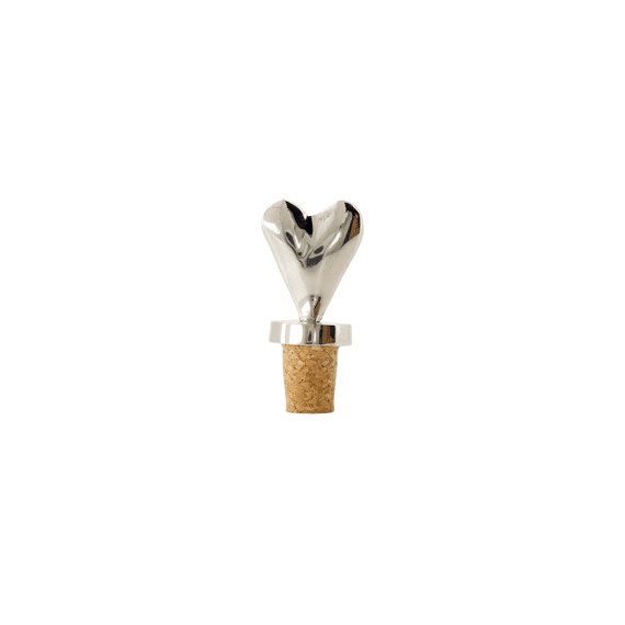 Zusss Wijnstopper Hartje Naturel