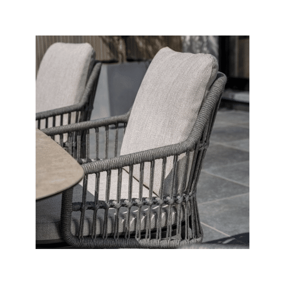 4 Seasons Alicante Stoel Anthraciet Met 2 Kussens