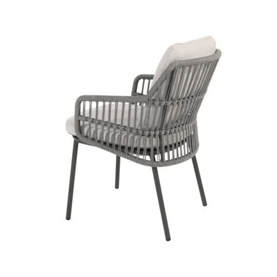 4 Seasons Alicante Stoel Anthraciet Met 2 Kussens